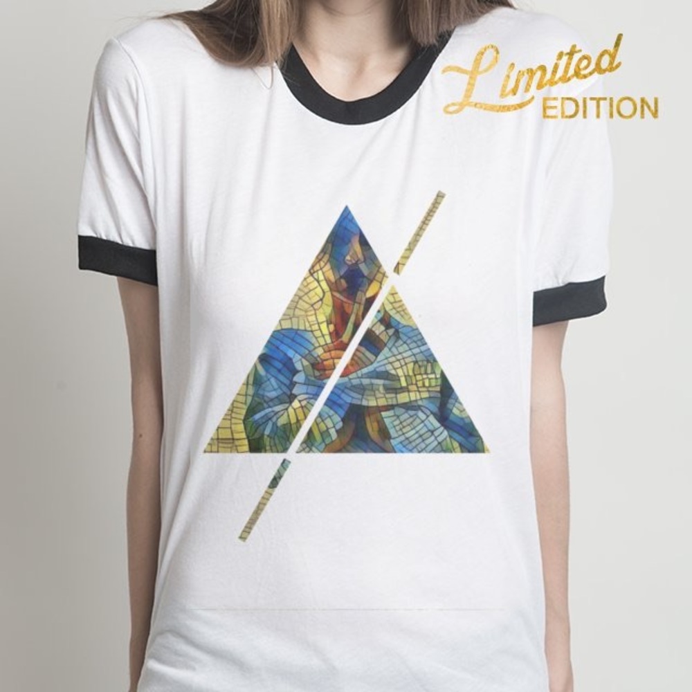 Spredluv Geometric Sensuality Graphic Tee